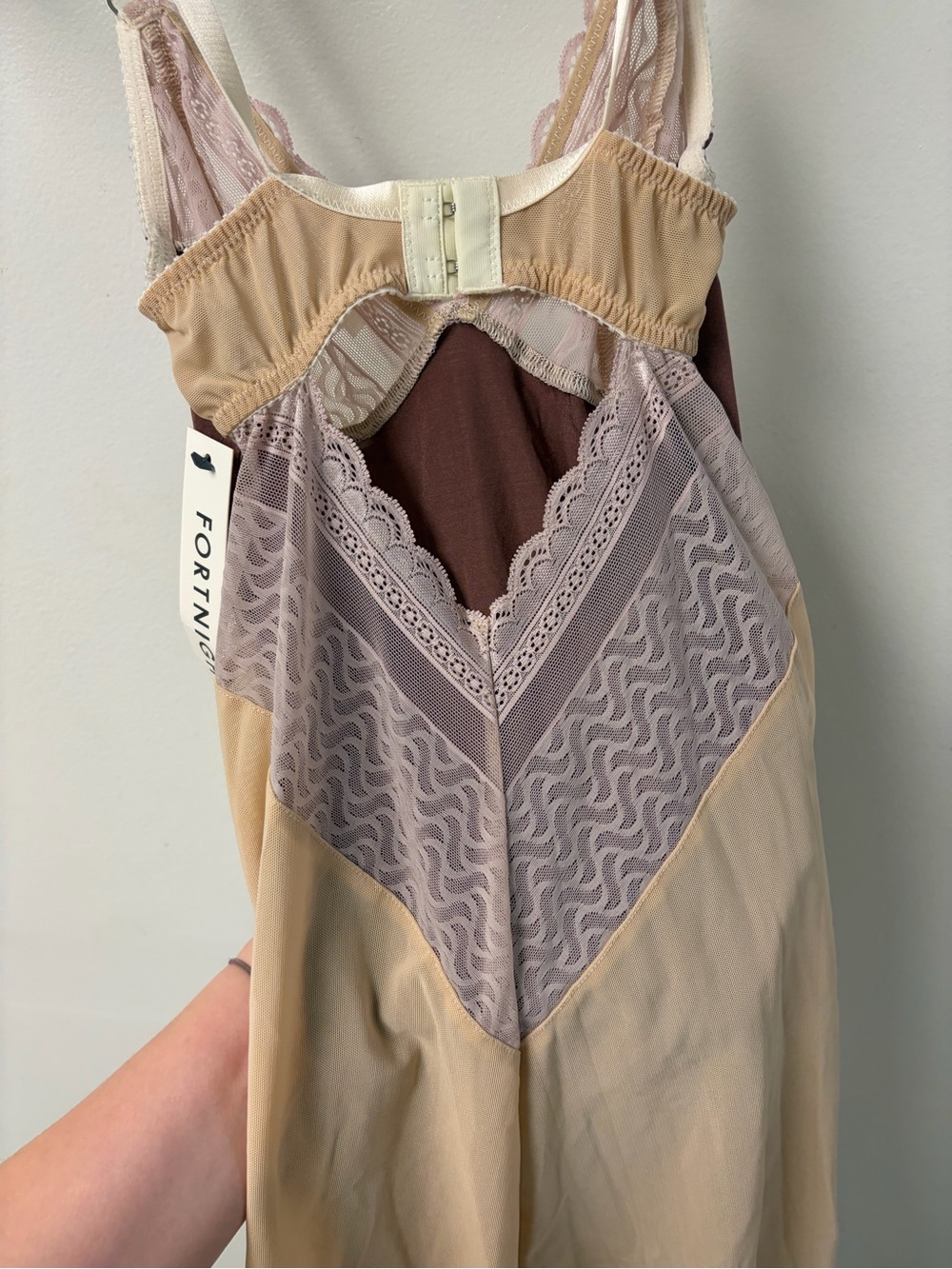Fortnight NWT Lace Sheer Lingerie Slip Size Small - Picture 9 of 10